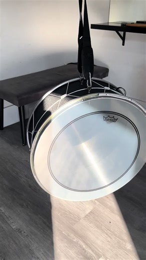 20 Inch Lebanese Drum - Black and Clear