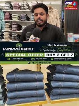 Safidon में पहली बार LONDON BERRY | Men & Women Fashion Store Opening | BUY 2 GET 7 Offer