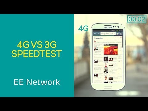 EE 4G Network: 4GEE vs 3G Speedtest from EE
