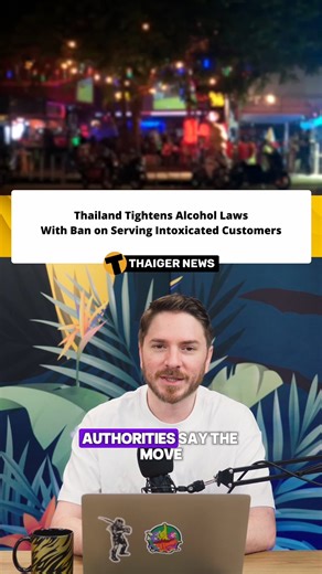 Thailand has introduced a new law prohibiting alcohol sales to visibly intoxicated customers, placing greater responsibility on sellers across the country. Bars, restaurants, convenience stores, and entertainment venues are now legally required to assess whether customers are fit to be served. Authorities say the regulation is designed to reduce drink-related violence, road accidents, and public disturbances, particularly in nightlife hotspots. Business operators who fail to comply could face fi