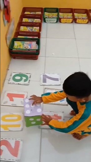 Fun game matching the number of objects with numbers #game #counting #preschool #fyp