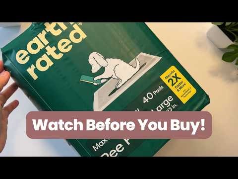 Honest Review: Earth Rated Puppy Pads, Max Absorbency Pee Pads for Dogs, Absorbs 2X | Worth It?