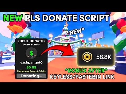 🤑 [WORKING] PLS DONATE ROBUX STEALER SCRIPT | KEYLESS • UNDETECTED • MAIN SAFE