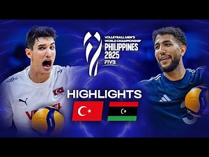 Türkiye 🇹🇷 vs. Libya 🇱🇾 - Highlights | Men's World Championships 2025