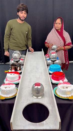 Lota Slide vs Real Cake Slide 🧐Don't Drop the Real Cake! Lota Slide vs Cake Slide 1v1 Challenge.