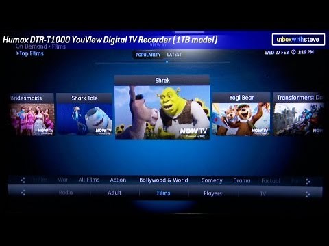 YouView Digital TV Recorder Product Demo Humax DTR-T1000 / DTR-T1010 - Unbox with Steve