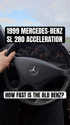 1999 MERCEDES-BENZ SL 280 (204 PS) ACCELERATION #catchingcars #acceler8 #shortvideo #benz #oldcars