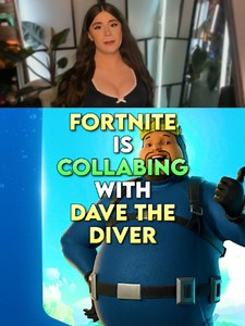 Fortnite Is Collabing With The Video Game Dave The Diver To Add Dave As A Skin That's Free For Some Players! @fortnite #Fortnite #FortniteBR #DaveTheDiver #Gaming #ZEFF