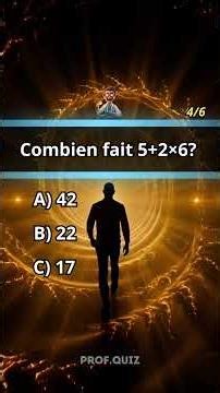 Quiz Calcul Mental : Es-tu plus fort qu'une calculatrice ? 🧮🔥