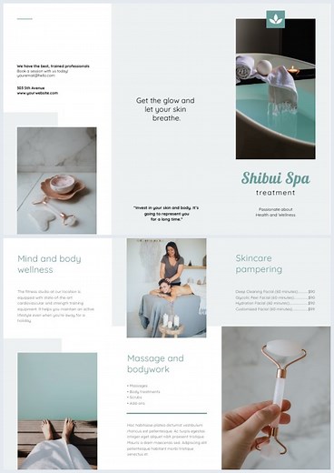 Health & Wellness Brochure Template