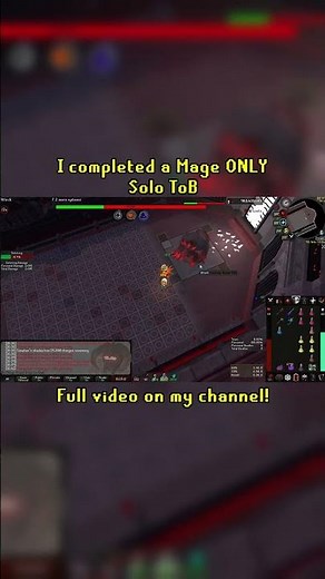 Sote might have been the easiest solo room in OSRS Theatre of Blood... #osrs #gaming