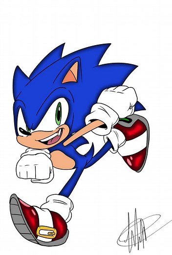 Hope my art can reach its intended audience #sonicthehedgehog #art #fyp