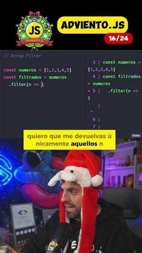 Filtrar Elementos en un ARRAY | ADVIENTO JAVASCRIPT Día 16/24