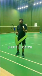 Shuttle Catching Skills | New Tricks | Watch And Learn #shorts #badminton #sports #Racket #shuttle