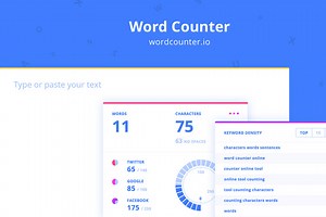 Este contador de palabras está genial diseñado y te ofrece muchos datos útiles sobre tu texto