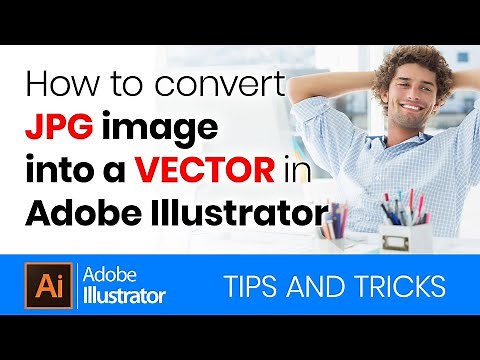 How to convert jpg image into a vector in Adobe Illustrator 2020