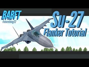 Su-27 Flanker Fighter Jet Tutorial (Roblox Build a Boat for Treasure)