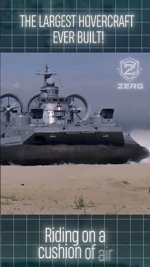 Insane World's Largest Hovercraft Storming the Beach! 🛥️🌊