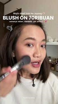 Blush on dari Jepang ini harganya gak sampe 100ribu, tapi gak murahan! | Canmake Japan