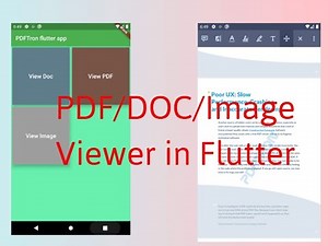 PDF/Doc Viewer, Editor in Flutter