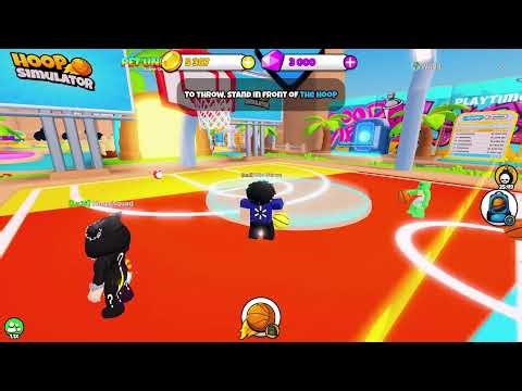 HOOP SIMULATOR ROBLOX PLAYIN WITH FRIENDS GIveaway LIVE!!