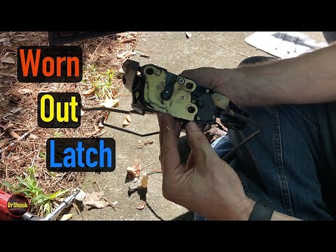 1997 - 2001 Toyota Camry Front Door Won't Open ~ Worn Lock Latch Assembly OEM Replacement Repair