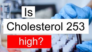 Is Cholesterol 253 high, normal or dangerous? What does Cholesterol level 253 mean?