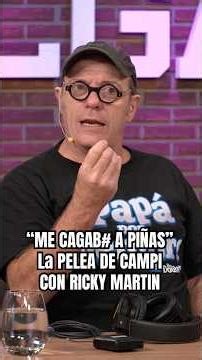 DE ENTREVISTA A ESCÁNDALO: Campi VS Ricky Martin