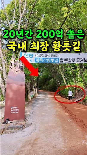 🔥 한 남자의 집착이 만든 국내 최장 황톳길 #여행추천 #방문할곳 #시니어건강 #시니어여행