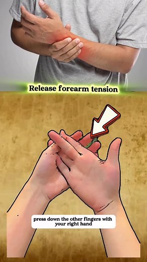 Healing TaiChi Tips on Instagram: "This movement relieves forearm tension and improves blood flow in the arms. Try both hands — which side feels tighter? #acupressure #armexercise #stressrelief #meridiantherapy #dailywellness"