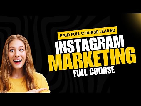 Instagram Marketing Course 2025 (Full Course) | Full Instagram Mastery Course Free