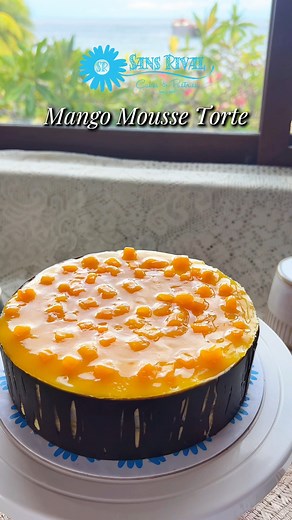 A slice of sunshine you’ll want to savor again and again — our Mango Mousse Torte brings together layers of creamy mousse and tropical sweetness in perfect harmony. ☀️💛 📍 Dumaguete — ₱680.00 📍 Cebu — ₱780.00 #SansRivalPH #SansRivalCakesAndPastries #MangoMousseTorte #TropicalDelight #DessertGoals | Sans Rival Cakes & Pastries
