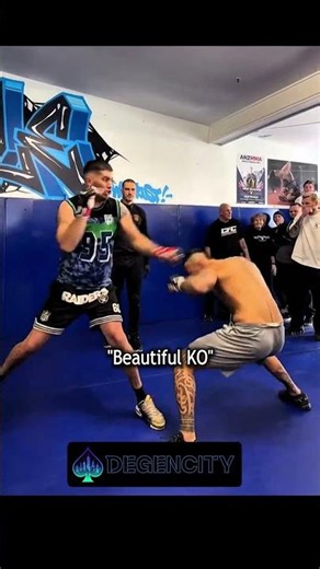 This fighter knocked out his opponent in just 8 seconds! #california
