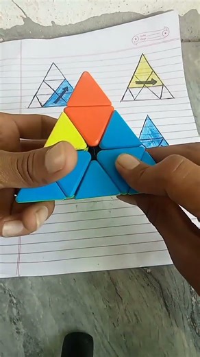 pyraminx cube #how #spcuber12 #puzzle #viralshort