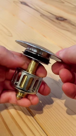 SANEI ポップアップ横穴排水栓へ交換DIY #diy #排水栓 #交換 #sanei #修理