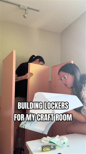 how are you all building these lockers so easily 😵‍💫 i can’t wait to fill them with my junk journal supplies and decorate them but the struggle is real getting those doors to line up. any advice appreciated 😭 #lockerstorage #craftroomideas #firsttimehomeowner #firsttimehomebuyer #newhomeowners junkjournalstorage craftroomorginization