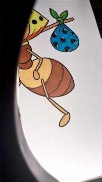 Ant Illustration Coloring with Markers – Colorista”