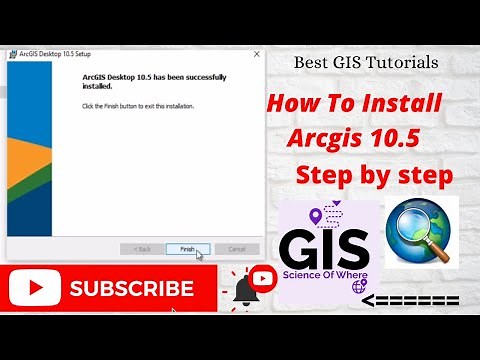 How to install arcgis 10.5/ Arcmap 10.5 complete installation step by step method.