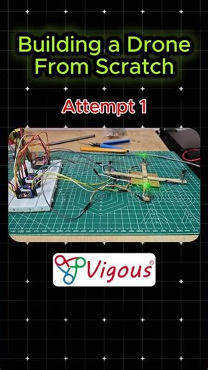 Building a Drone From Scratch 🚁 | DIY Custom Drone Project | Attempt 1
