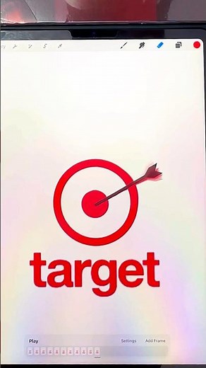 Target logo animation #animation #target #procreate