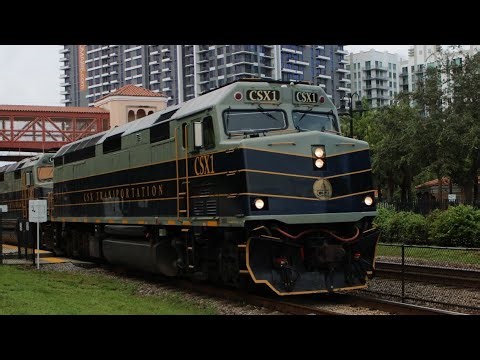 CSX OCS P001 Train at the West Palm Beach Station! 10/10/25