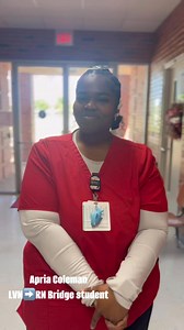 Meet Apria! She is finishing up the RN program with plans to pursue her BSN after graduation! | Navarro College