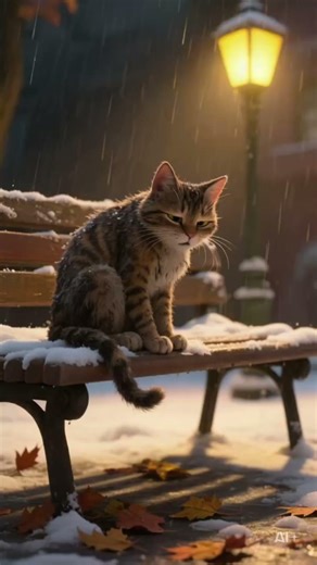 Sad cat💔 #ai #aianimation #cat #aivideo