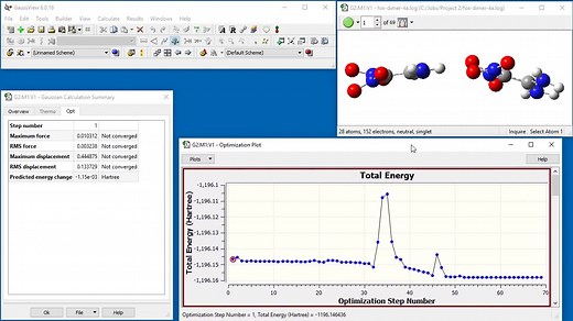 GaussView 6 系列教程三：计算结构可视化