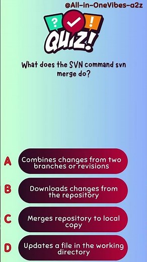 What does the SVN command svn merge do?