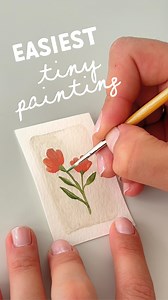 Plz help me settle my internal debate 😅👇🏻 Keep it as a hanging ornament, or turn it into a fridge magnet?! Vote in the comments (plz & thx 😂) Also, run and grab one of these mini frames to try this yourself! It was soooo easy and fun! #diy #tinypainting #watercolor #easypainting #floralpainting | The Happy Ever Crafter