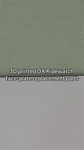 3D Printed DX Ridewatch Face-plate Replacement Parts