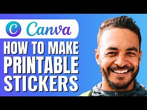 How to Make Printable Stickers in Canva (How to Make Stickers Using Canva)