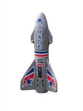 Spinner Missile XL Electric Free-Flight Rocket with Parachute and LEDs