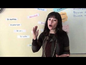Greeting in Italian - Italian Classes II